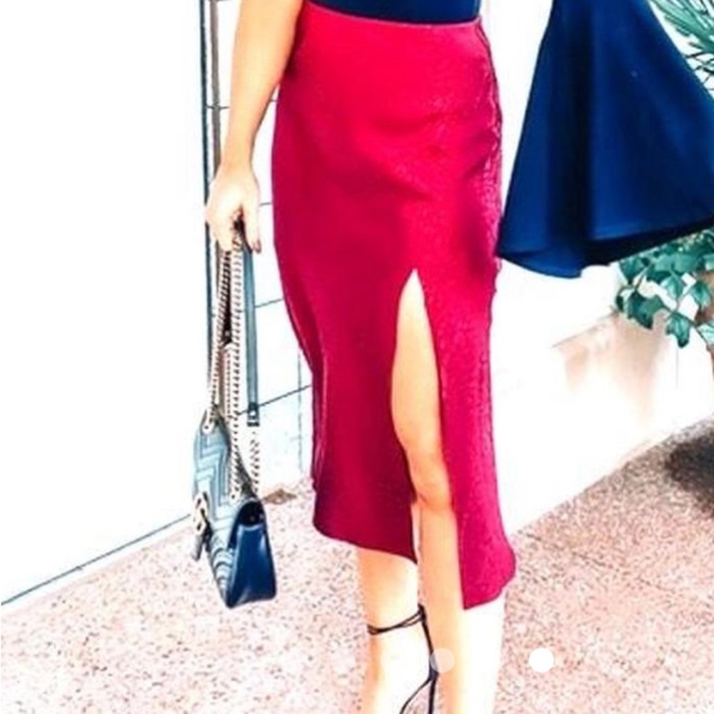 ! Socialight Women's Red Skirt